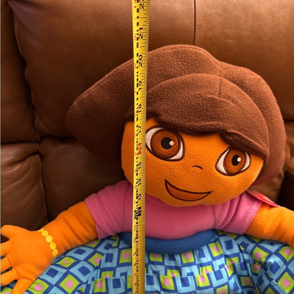 Dora The Explorer Vintage 2003 Lounger Pillow Stuffed Plush Chair RARE WITH TAG - Picture 12 of 16